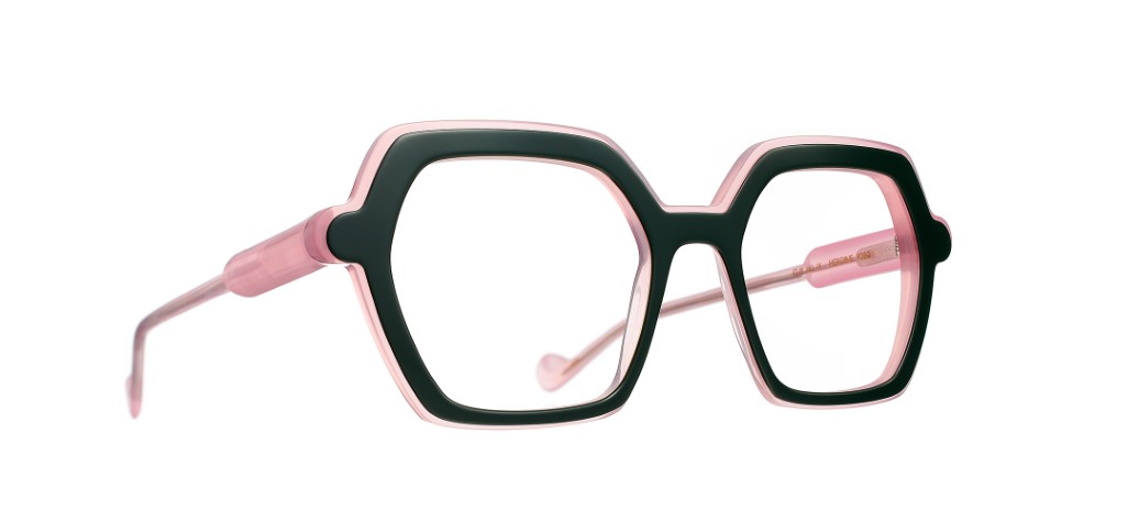 Caroline Abram HEROINE - VERT / ROSE CLAIR - 1092  6100301092 -...